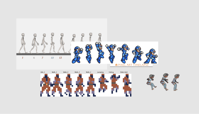 A screenshot of the Affinity Designer's file showing the sprite design.